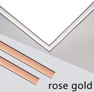 CVDFR 5M Self-adhesive PVC Decoration Line Gold Mirror Wall Sticker Waterproof tape living room deco