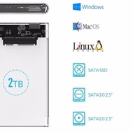 Orico 2139U3 - Transparent 2.5 inch SATA USB 3.0 Enclosure