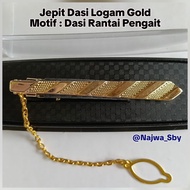 Tie Clip | Tie Clip | Tie Clip | Tie Clip Model: Premium Quality Gold Metal Tie Chain Hook