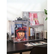 HY&amp; Jay Chou AlbumCDStorage Box Books and Magazines Transparent Display Case Doll Toy Garage Kit Storage Box OHKD