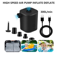 Electric Mattress Float Air Pump inflate/deflate Rechargeable Inflatable Camping Pump Car Air Pump Quick