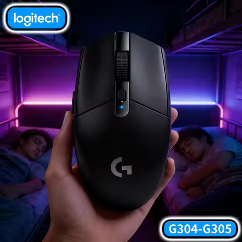 Logitech G304 Wireless Gaming Mouse 12000 DPI HERO Sensor LIGHTSPEED 1Ms 9-Month Battery Wide Compat
