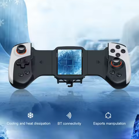 JK02 Telescopic Gamepad Controller Semiconductor Radiator Game Cooler Handle For IOS/Switch/Android 