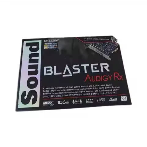 New Sound Blaster Audigy RX Innovative Sound Card PCI-E7.1 Sound Game PUBG Movie