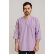 Kurta viral 3suku jalur size s-3xl kain germany cotton ready stock