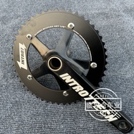 INTRO7 Hollow Integrated Chainring 48T Aluminum Alloy Dead Flying Chainring B144MM FIXED GEAR Chainr