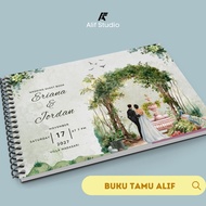 Premium Hardcover Wedding Guest Book - Dreamy edition Guest Book for Your Special Events