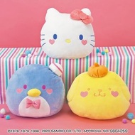 Brand New from Japan Pre-sale SANRIO CHARACTERS - SQUISHY PASTEL FACE CUSHION 全新日本 100％全新 預售 三麗鷗全角色 