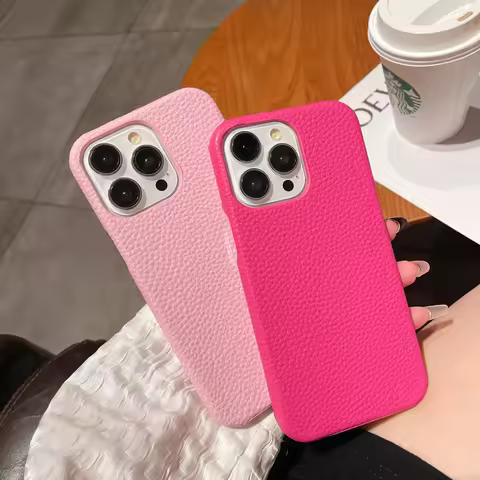 Leather Texture Shockproof Leather Hard Case For iPhone 15 14 Pro Max 13 12 11 X XSMax XR 7 8 Plus S