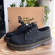 全新🌸 Dr.Martens馬丁博士 1461馬丁靴三孔低筒 頭層皮革 壓花馬丁靴 戶外靴情侶款靴子