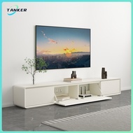 TV Console Cabinet Cream TV Style Floor Standing Solid Wood Cabinet Modern And Simple Living Room Household Small Unit Baked Paint Cm High