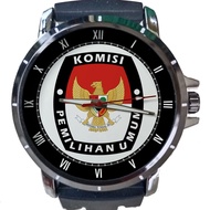 KPU Election Commission/ Cool art AUmum for SALE Casual Men's Analog Watch Custom Photo Logo Image
