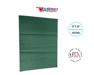Forest Green Tissue Paper 15 Inch X 20 Inch - 100 Sheets Premium Quality Tissue Paper by A1 bakery s