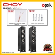 Polk Audio Signature Elite ES60 Floorstanding Speaker - Pair + Free Gift