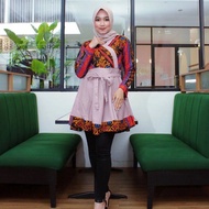 Atasan Batik Wanita Terbaru Baju Batik Kondangan Lebaran Pesta Real