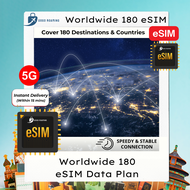【eSIM】Orange Global 180 Countries Regions eSIM (20GB) Travel Data eSIM | GOGO ROAMING Travel eSIM