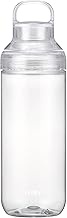 OSK LIPPY BC-1000 Water Bottle, 33.8 fl oz (1,000 ml), Clear, Made in Japan, Easy to Clean, Handle &