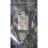 stok ready baju dan seluar loreng digital 1 set stok ready