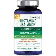 Granions Histamine Balance Complex - Quercetin with Bromelain, NAC and Vitamin C - D-Hist Seasonal H