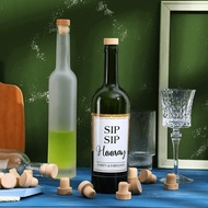 5pcs Polymer Cork Reusable Wine Cork T-Shaped Cork Wooden and Rubber Wine Cork Wine Bottle Cork