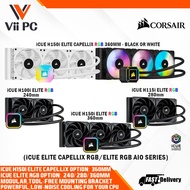Corsair iCUE H150i ELITE CAPELLIX RGB, Corsair iCUE H100i, H115i, H150i Elite RGB Liquid CPU Cooler,