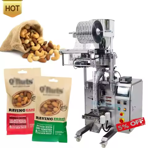 Customized Automatic Dried Fruit Mixed Nuts Sachet Packing and Sealing Machine Pistachio Cashew Nuts