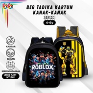 35cm Beg Sekolah Rendah Budak Perempuan Kalis Air Beg Sekolah Kartun Kids Primary School Bag Water R