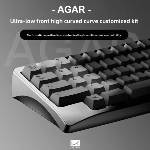 Agar Mechanical Keyboard Kit Aluminum Shell Wired Hot Swap RGB Static Capacitor EC HHKB Layout Simpl