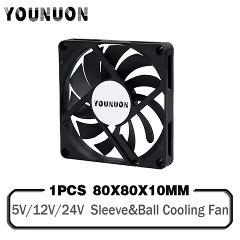 DC 5V 80mm USB Fan 8010 Cooling Cooler Fan 5V 12V 24V 80x80x10mm 8CM DC Brushless Cooling Fan PC Lap
