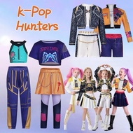 02 Demon Slayer Cosplay Costume – Kids Demon Hunter, Mirajane, Rumi, K-POP Anime Costume