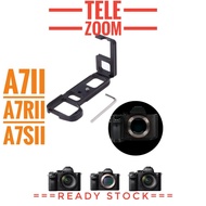 L Plate sony A7II A7RII A7SII Quick Release Hand Grip Vertical Plate Lplat Bracket Tripod sony A7 A7