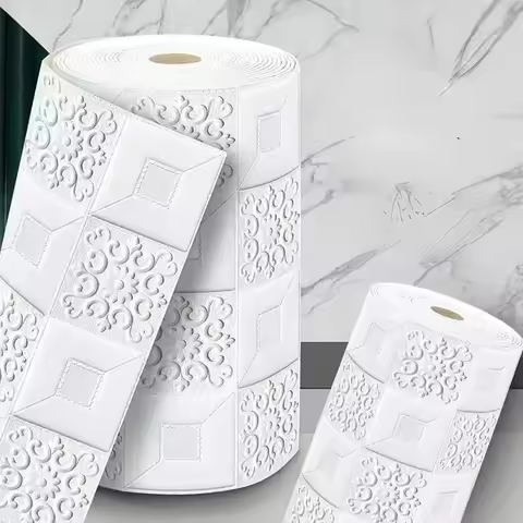 70cmx1m/2m/5m/10m Waterproof 3D Stereo Wall Sticker Ceiling Bedroom Roof Wall Papers Self-adhesive R