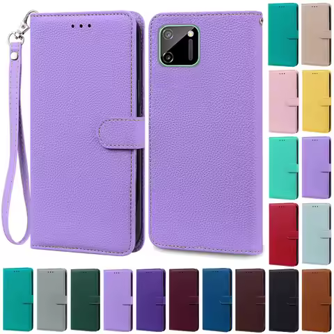 For Realme C11 Case Realme C11 2021 Cover Leather Wallet Flip Case For Realme C11 2021 Coque Realme 