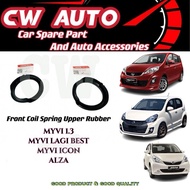 (100% ORIGINAL PERODUA PART 48157-BZ050)FRONT COIL SPRING UPPER RUBBER MYVI 1.3,LAGI BEST,MYVI ICON,