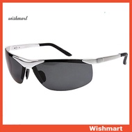 [WM]  Men's Cool Fashion Police Metal Frame Polarized Sunglasses Driving Glasses