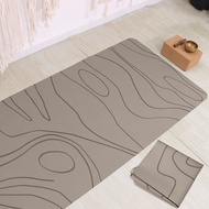 2.18183*68cm Foldable Yoga Mat TPE Camping Mat Thick Anti-skid Sports Fitness Mat Portable Gymnastic