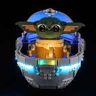 Mililier LED Light Kit for Lego 75403 Grogu with Hover-Pram Building Set, Compatible with Lego 75403