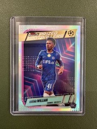 足球 韋利安 Estevao Willian 車路士 新秀 2025-26 Topps Finest UCC Chelsea RC Prized Footballers Refractor 足球卡 S