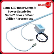 SNOW 1.2M LED INNER LAMP & POWER SUPPLY FOR 2 DOOR/ 3 DOOR DISPLAY CHILLER/ FREEZER USE