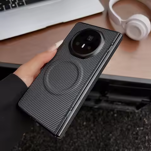For Huawei Honor Magic V5 Case Hard carbon fiber Magnetic MagSafe Protective Back Cover Case For Hon