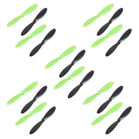 20pcs blade Propeller for Hubsan X4 Quadcopter Motor H107L H107C Black&Green