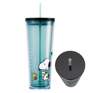 2025 Starbucks Plastic Mug Peanuts Joe Kind Snoopy Love 710ml