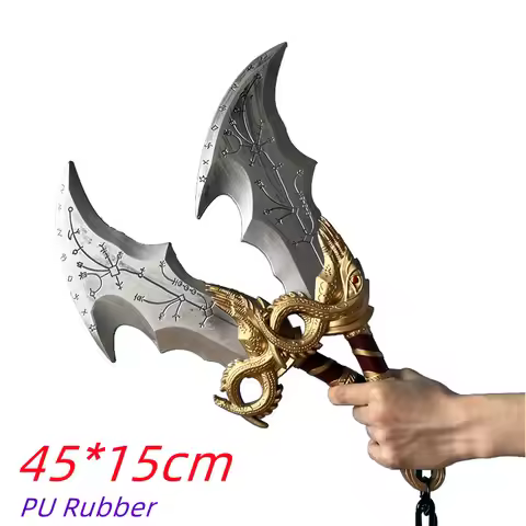 1:1 Cosplay Leviathan Chained Athena Blade War Golden Dragon Tomahawk Weapons Role Playing God of Wa