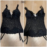 Victoria’s Secret-黑色性感內衣一件-36C