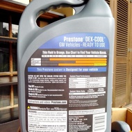 PRESTONE dexcool 50/50 radiator Coolant GM Extended ORANGE OAT US