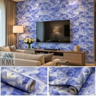 3D Butterfly Motif Wall Sticker Wallpaper 8 Meter Longbiru X 45 cm Wide - Waterproof, Practical, Eas