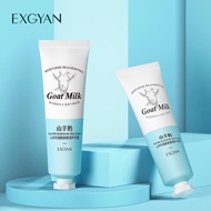 Goat Milk Formula HAND CREAM EXGYAN 30g. Blue Tube Moisturizing Prevent Dry Skin Soft And Refreshing Nourishing Fragrance