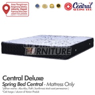spring bed central deluxe - mattress only - kasur saja 90 x 200 cm