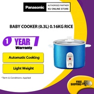 PANASONIC SR-3NAA BABY COOKER (0.3L) 0.16KG RICE BABY FOOD SR-3NAASK Auto Cooking Hyiegenic Light Weight Glass Lid