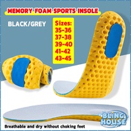 Bling Memory Foam Sports Insole Shock Absorption Leisure Breathable Mesh Basketball Sports Ankle Mem